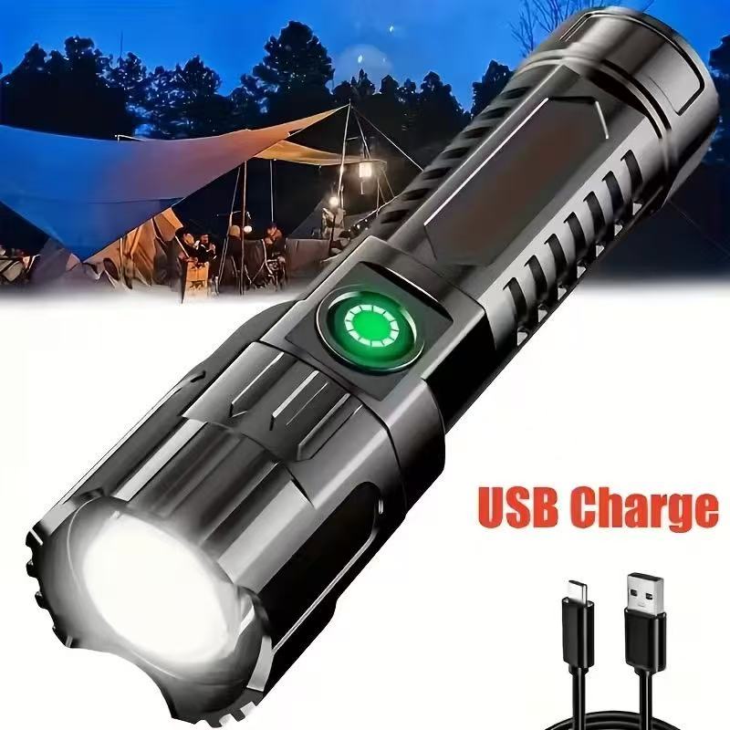 Outdoor Usb Power Bank - New High-power Led Flashlight USB Rechargeable