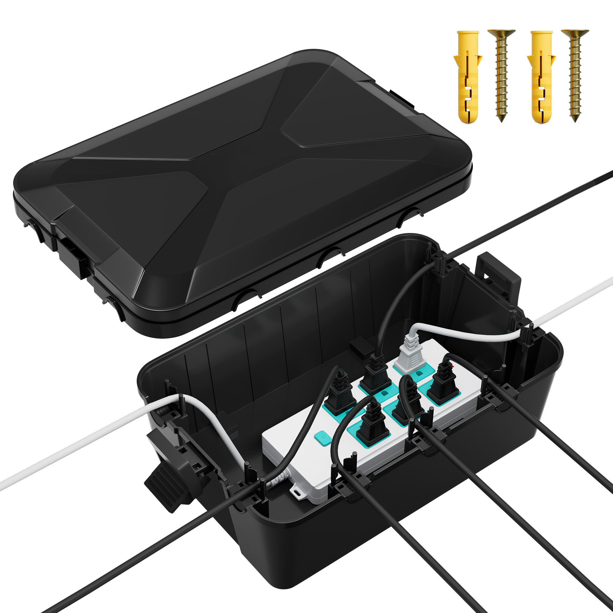 Outdoor Power Strip - Outdoor Electrical Box 13x8x5 Large Outdoor