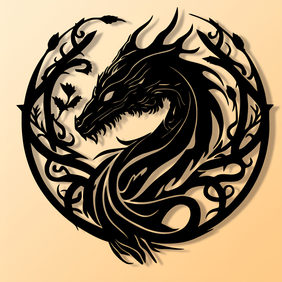 Ancient Zodiac Dragon Wall Art - Outdoor Powerwall 评论和价格