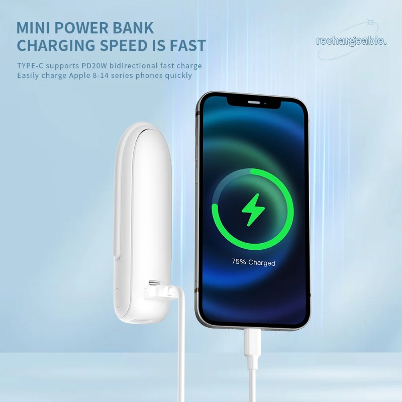 Handheld Mini Fan USB Power Ba - Outdoor Usb Power Bank 评论和价格