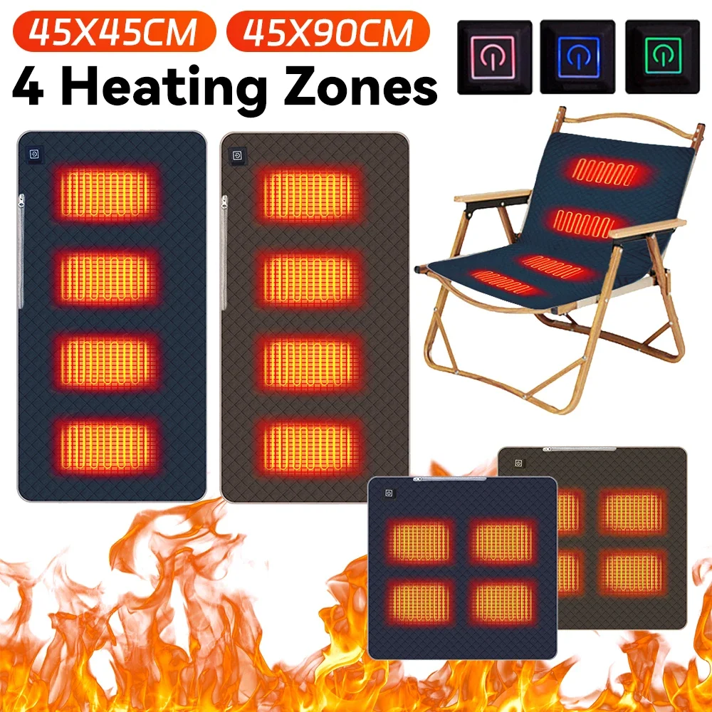 4 Areas Heated Mat Outdoor Tra - Outdoor Power Pedestal 评论和价格