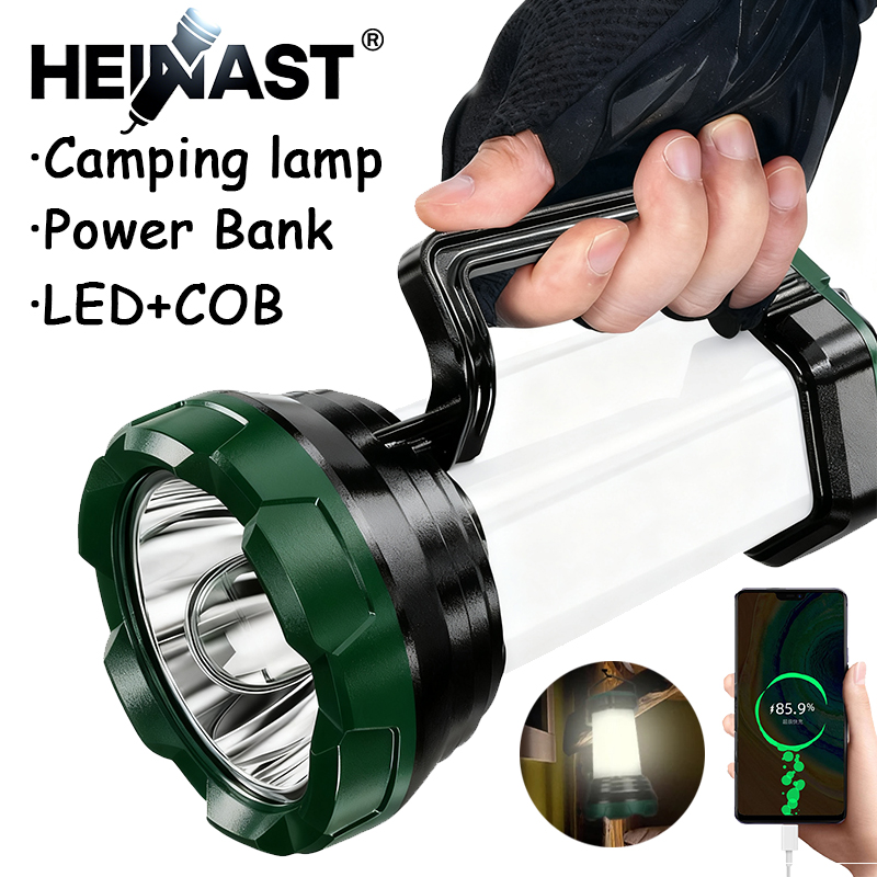 Portable Powerful LED Flashlig - Outdoor Usb Power Bank 评论和价格