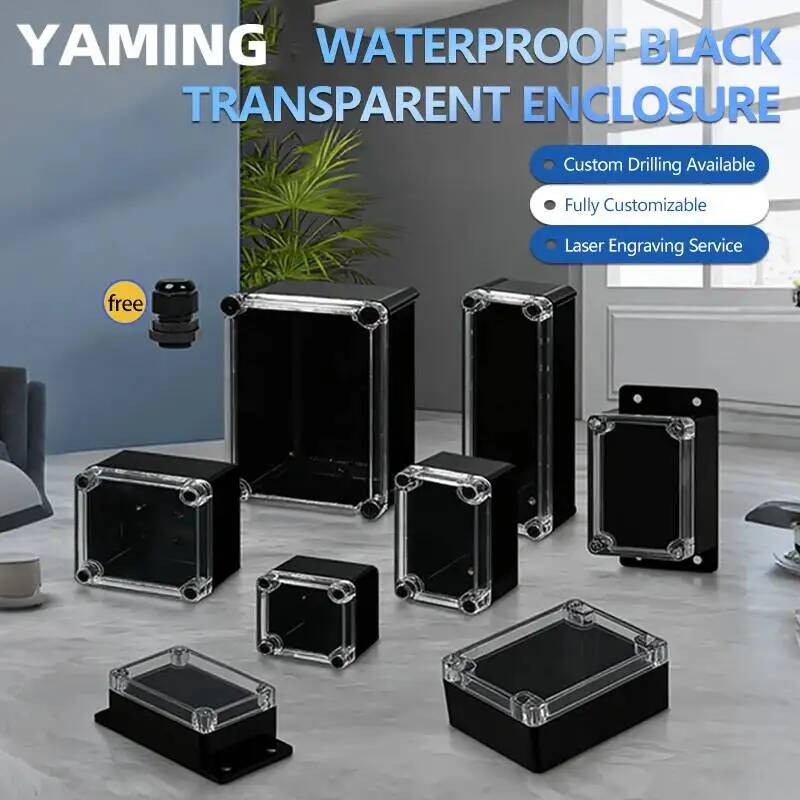2pcs Transparent Cover Waterpr - Outdoor Power Junction 评论和价格