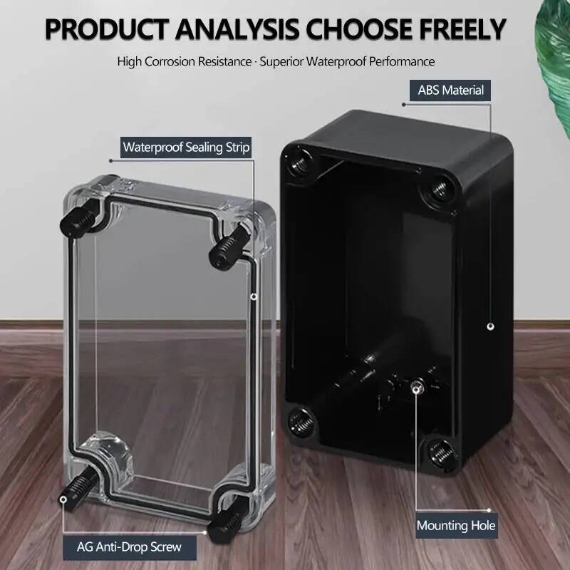 2pcs Transparent Cover Waterpr - Outdoor Power Junction 评论和价格