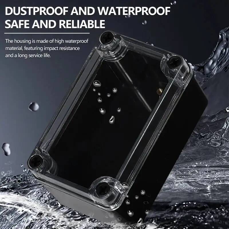 2pcs Transparent Cover Waterpr - Outdoor Power Junction 评论和价格