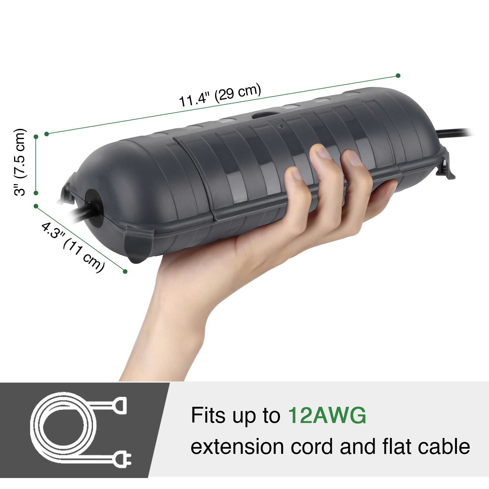 Large Weatherproof Outdoor Ele - Outdoor Power Strip 评论和价格