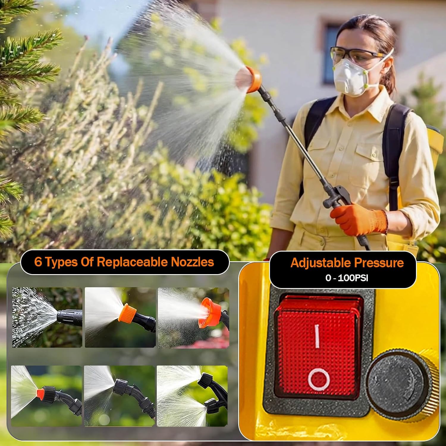 Battery Powered Backpack Spray - Electric Sprayer Backpack 评论和价格