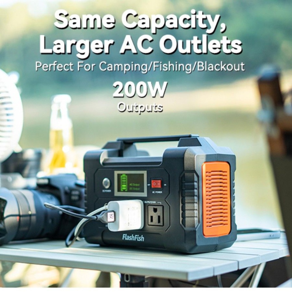 200W Portable Power Station,Fl - Outdoor Usb Power Outlet 评论和价格