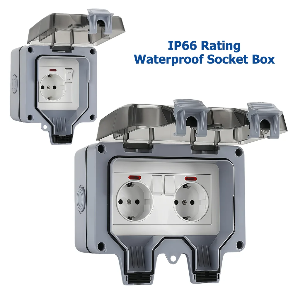 European-Style Outdoor Socket  - Outdoor Power Strip 评论和价格