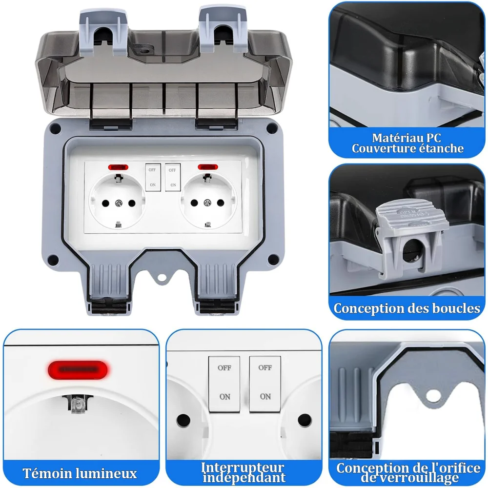 European-Style Outdoor Socket  - Outdoor Power Strip 评论和价格