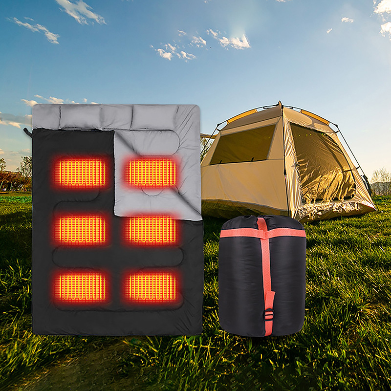 Double Heated Sleeping Bag Out - Outdoor Power Pedestal 评论和价格