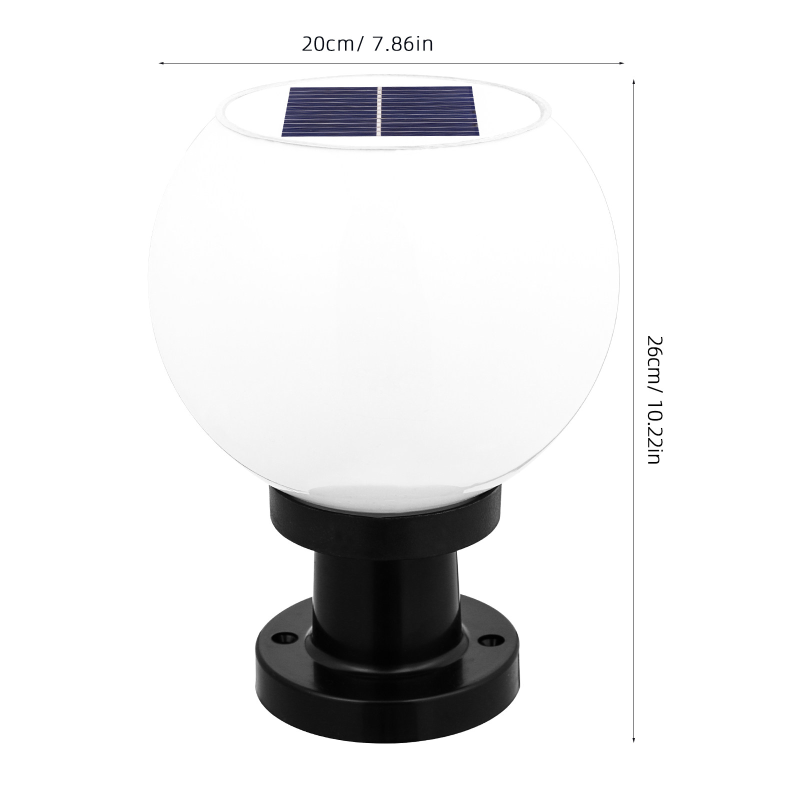 Round LED Solar Wall Pillar La - Outdoor Powerwall 评论和价格