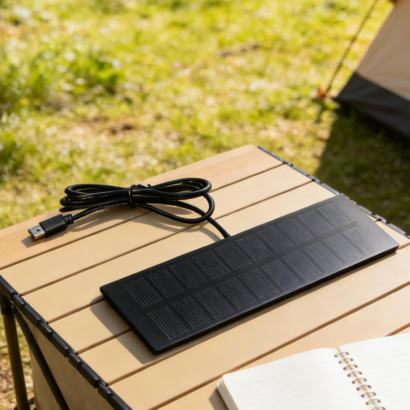 5V 3.7-5W Portable Solar Panel - Outdoor Usb Power Bank 评论和价格