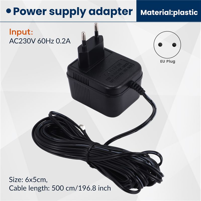 18V 500MA Power Supply Battery - Outdoor Power Adapter Ring 评论和价格