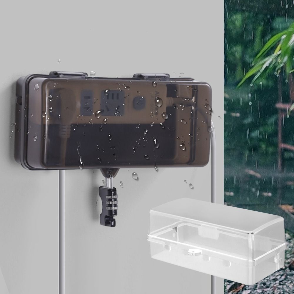Durable Plastic Plug Box Anti- - Outdoor Power Strip 评论和价格
