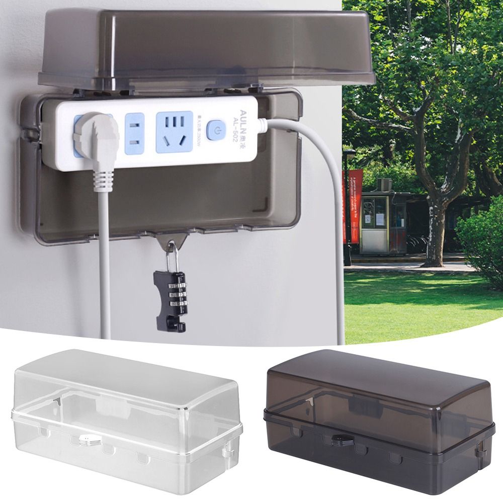 Durable Plastic Plug Box Anti- - Outdoor Power Strip 评论和价格