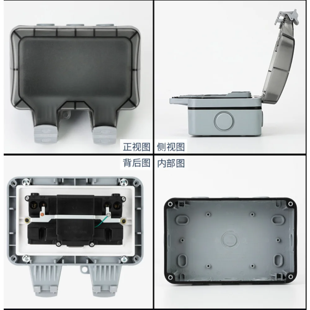 EU KR Outdoor Wall Waterproof  - Outdoor Power Strip 评论和价格