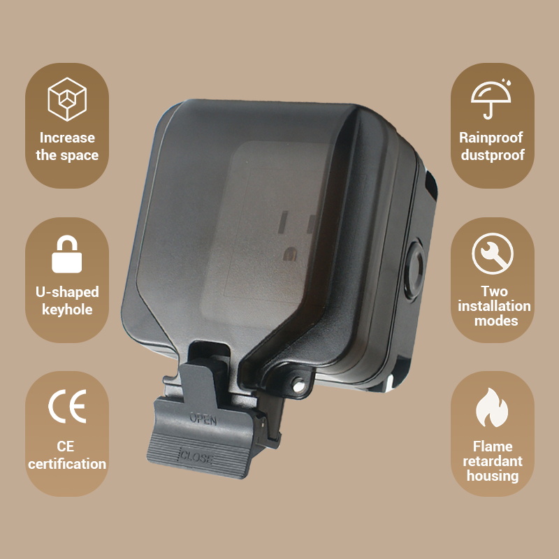 Avoir IP66 Wall Waterproof Soc - Outdoor Power Strip 评论和价格
