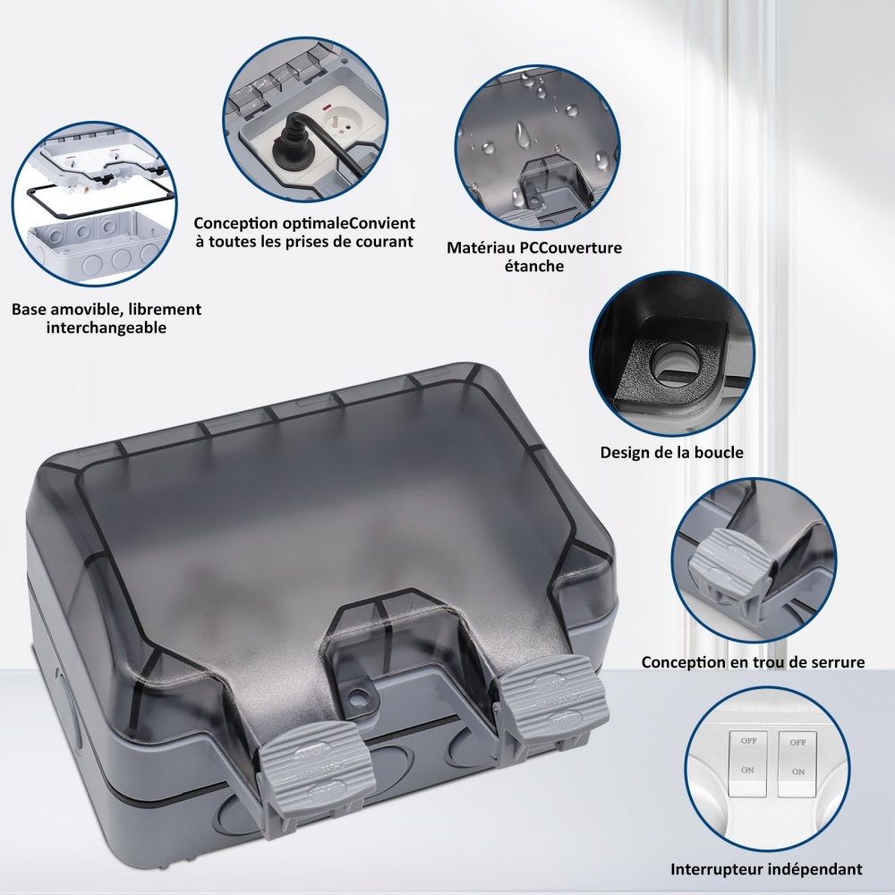 EIOMR France IP66 Weatherproof - Outdoor Usb Power Outlet 评论和价格