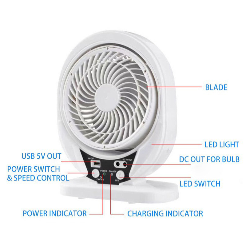 8in Solar Fan light Solar Powe - Outdoor Power Pedestal 评论和价格