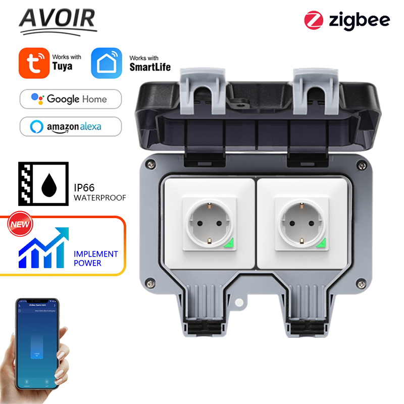Avoir Tuya Zigbee Electrical S - Outdoor Usb Power Outlet 评论和价格