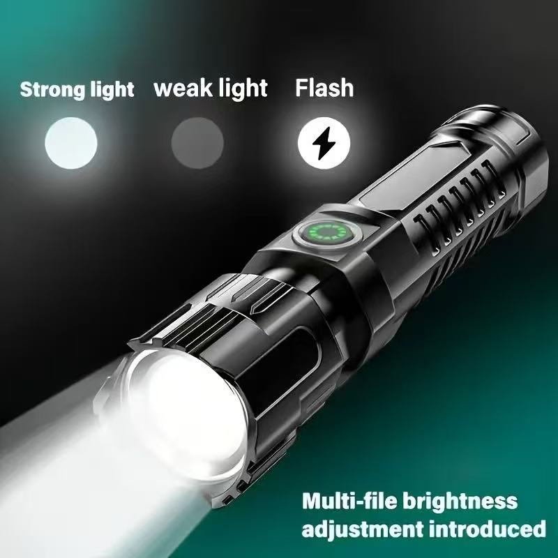 New High-power Led Flashlight  - Outdoor Usb Power Bank 评论和价格