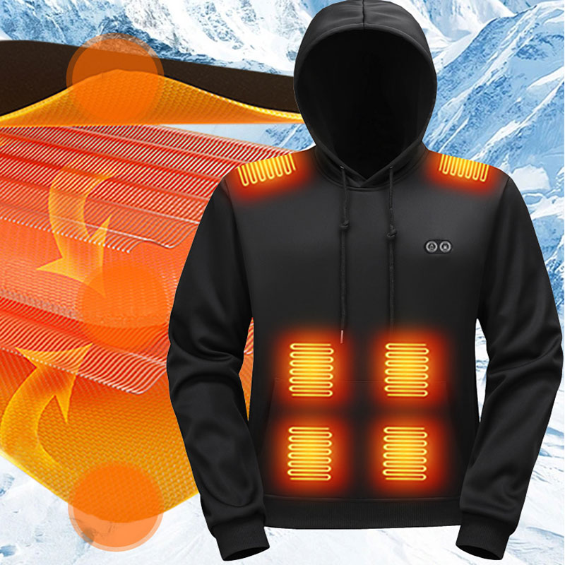 17 Zone Heating Hoodie Sweatsh - Outdoor Usb Power Bank 评论和价格
