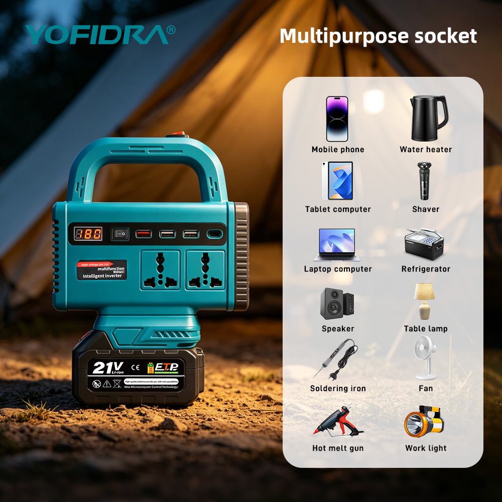 YOFIDRA 220V Portable Power In - Outdoor Usb Power Outlet 评论和价格