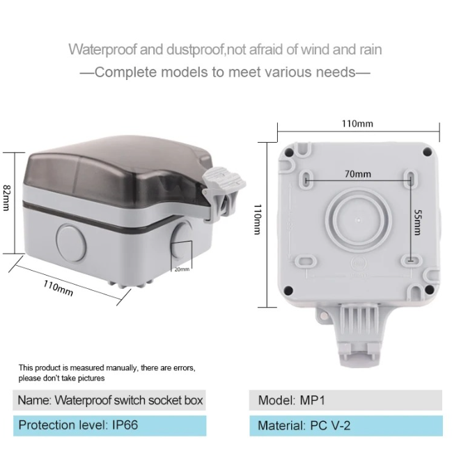IP66 EU Standard German Style  - Outdoor Usb Power Outlet 评论和价格