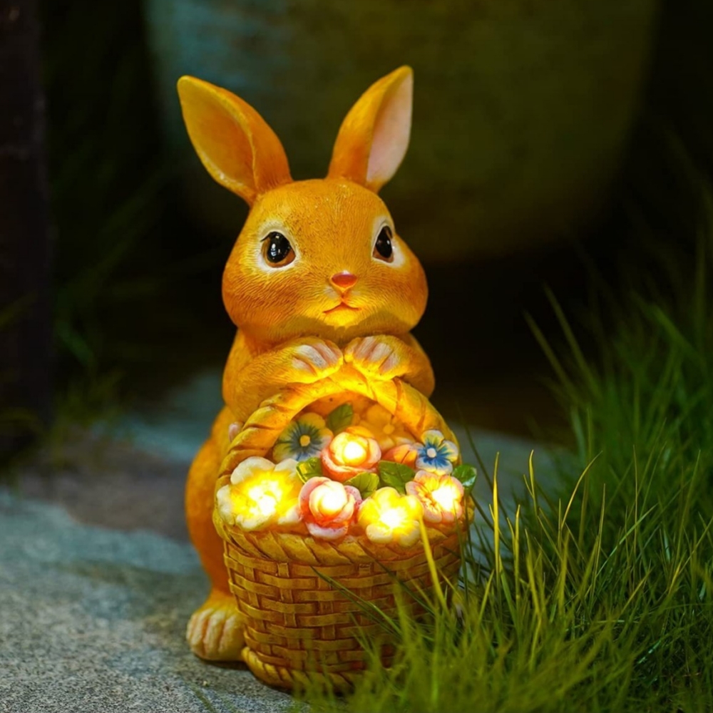 Solar Powered Rabbit Garden St - Outdoor Power Deals 评论和价格