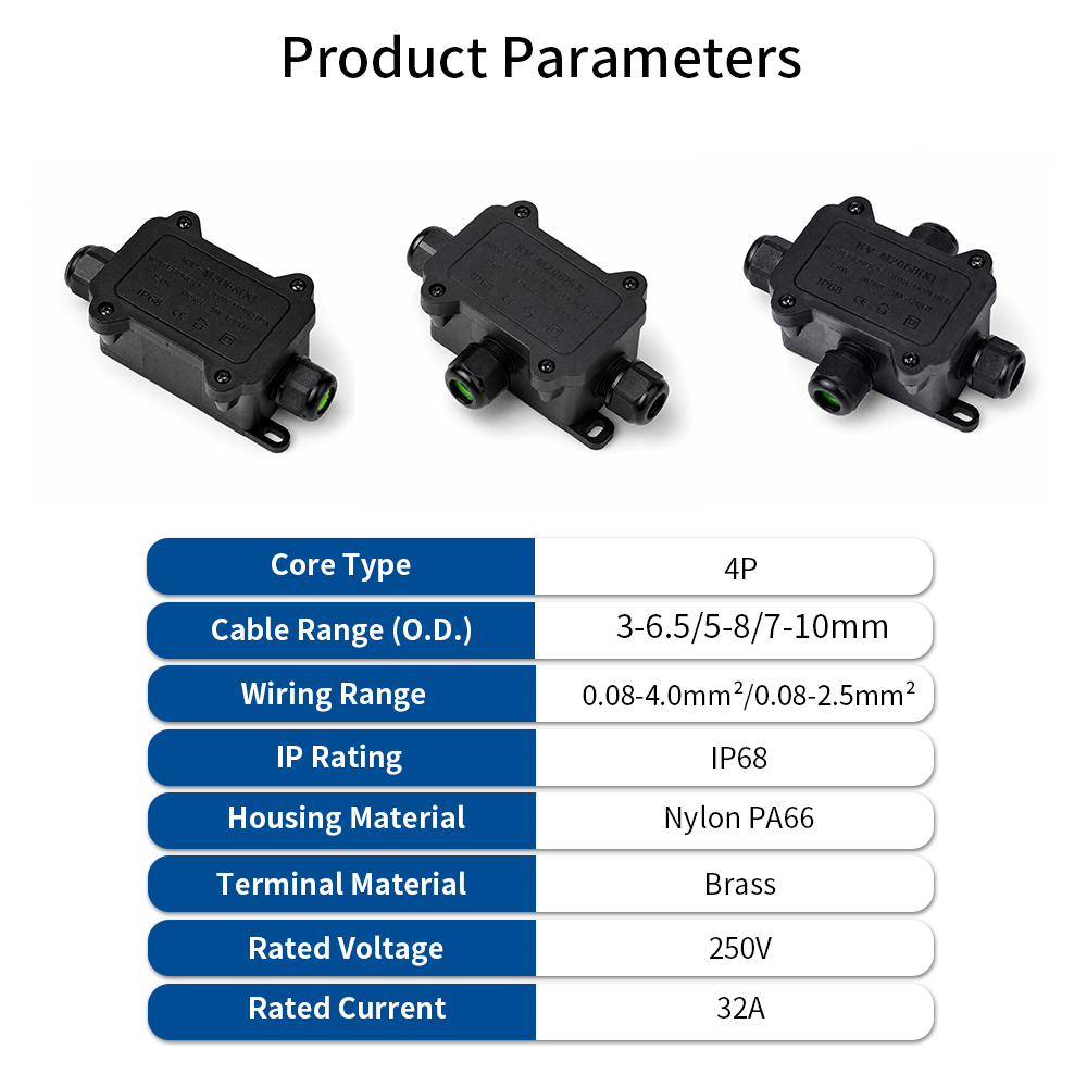 IP68 Waterproof Junction Box 2 - Outdoor Power Junction 评论和价格