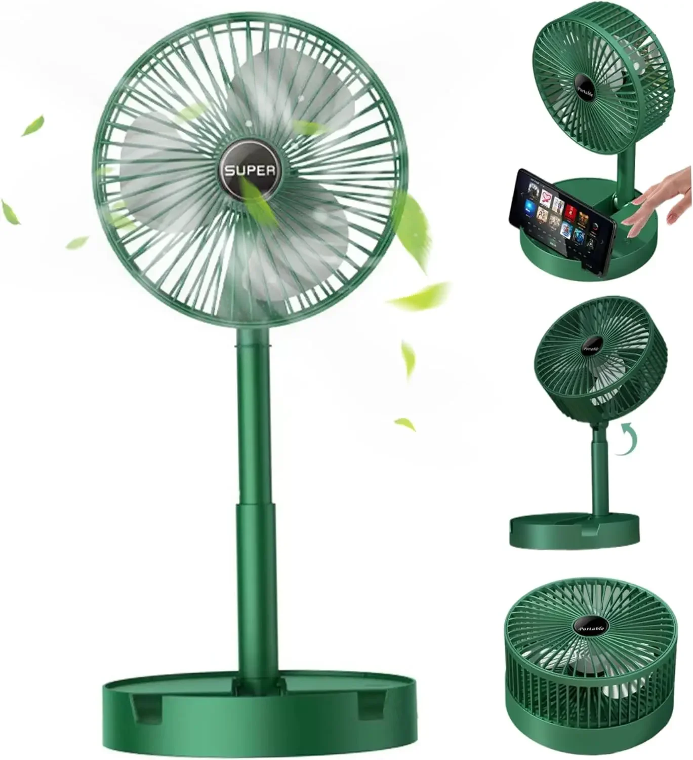 USB Foldable Electric Fan Cold - Outdoor Power Pedestal 评论和价格