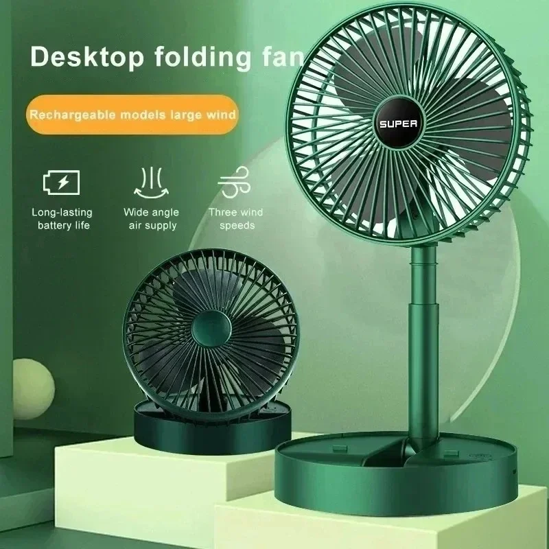 USB Foldable Electric Fan Cold - Outdoor Power Pedestal 评论和价格