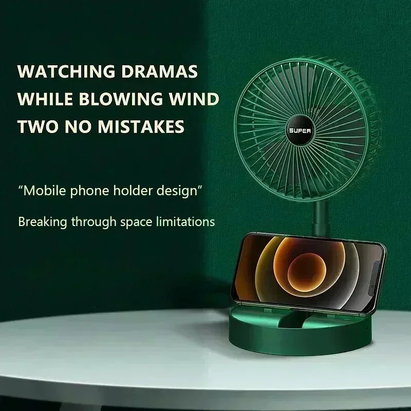 USB Foldable Electric Fan Cold - Outdoor Power Pedestal 评论和价格