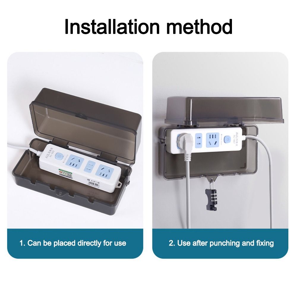 Portable Plastic Plug Box Anti - Outdoor Power Strip 评论和价格