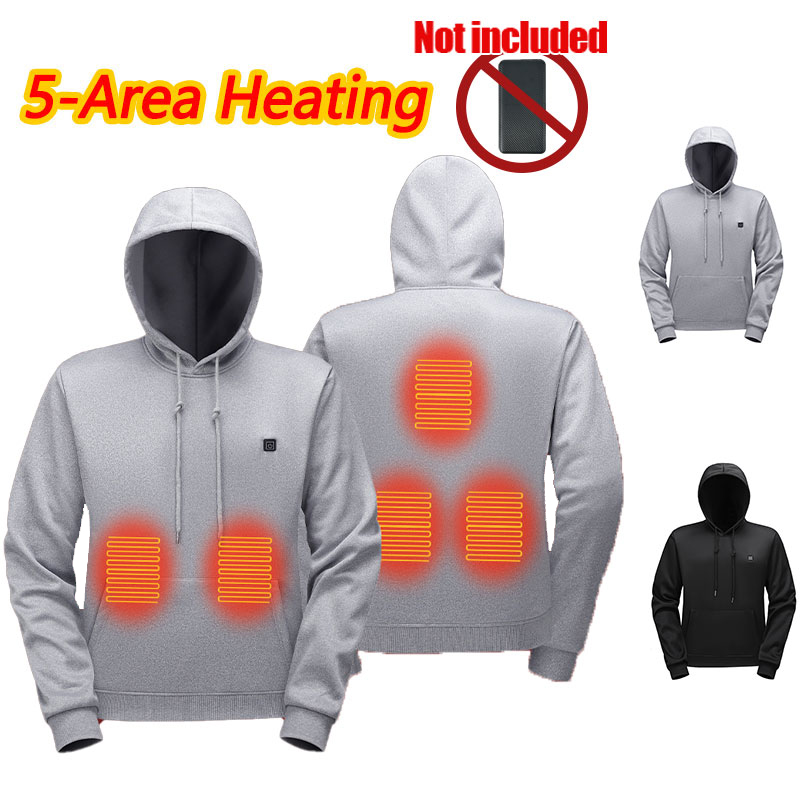 5 Zone Heating Hoodie Heating  - Outdoor Usb Power Bank 评论和价格