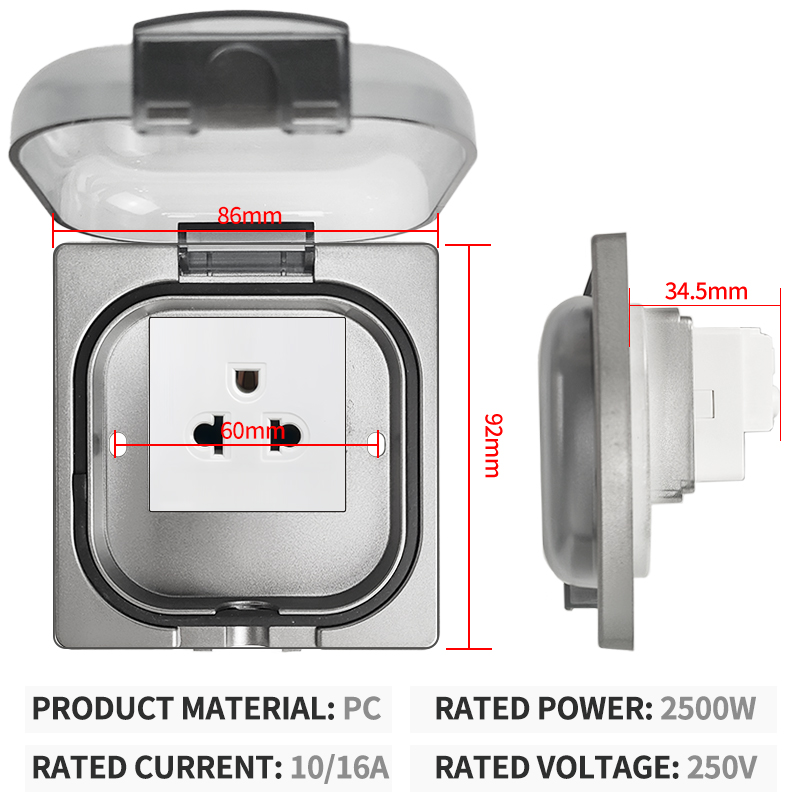 IP65 Waterproof Outdoor Socket - Outdoor Powerwall 评论和价格