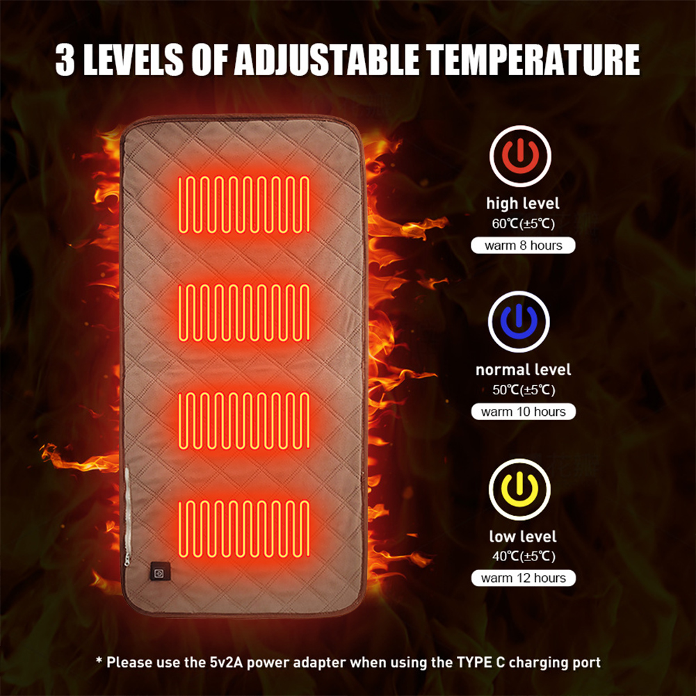 4 Zones Heated Seat Cushion Ma - Outdoor Power Pedestal 评论和价格