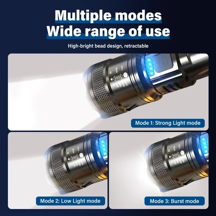 Tactical LED Flashlight 2000LM - Outdoor Usb Power Bank 评论和价格