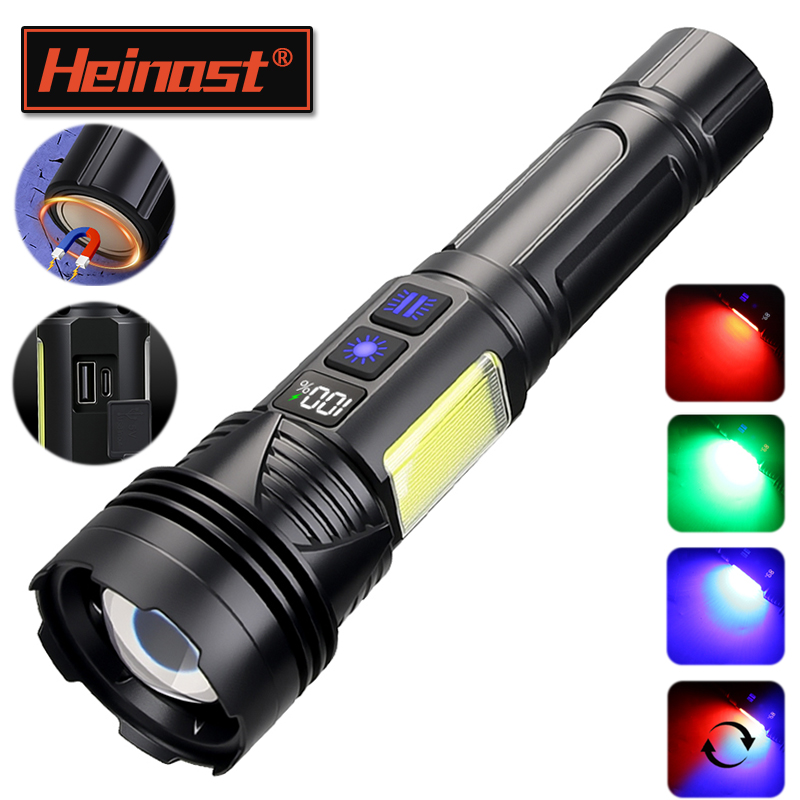 Powerful LED Handheld Flashlig - Outdoor Usb Power Bank 评论和价格